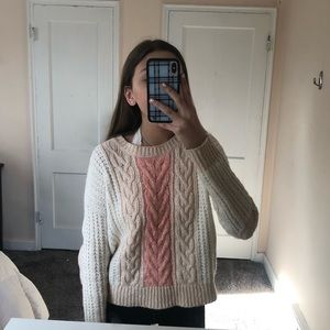 Anthropologie Cable Knit Sweater